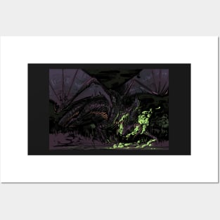 Black Dragon Posters and Art